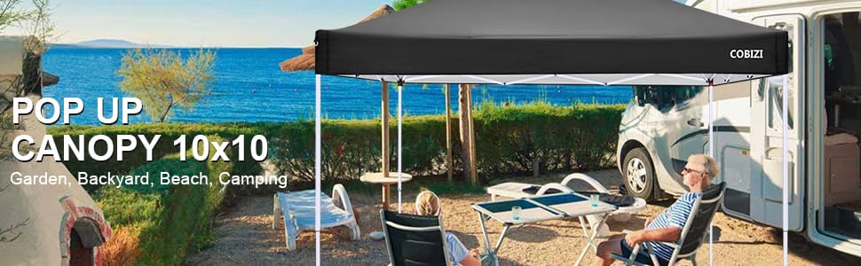 Cheap Goat Tents COBIZI Shade Shelter Portable Tent Pavilion Gazebo Right Angle Folding Shed 4 Side Tent Panels Picnic  Waterproof Canopy Cover Tents 